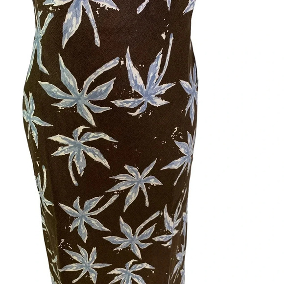 NWT Reformation Linen Dress Selia Midi Desert Palm Brown Size S - Picture 9 of 15